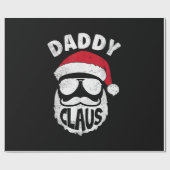 Papier Cadeau Daddy Claus Santa Claus Funny Christmas Matching P (Plat)