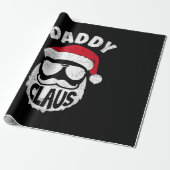 Papier Cadeau Daddy Claus Santa Claus Funny Christmas Matching P (Déroulé)