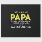 Papier Cadeau Daddy Don Ils M'Appelent Papas (Plat)