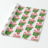Papier Cadeau Daddy Elf (Déroulé)