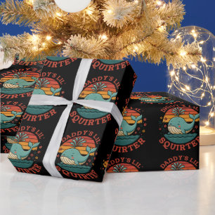 Papier Cadeau Daddy Little Whale