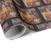 Papier Cadeau Daddy's Home Trump 2024 (Coin rond)