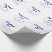 Papier Cadeau Daddys peu d'ami de pêche (Coin)