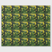 Papier Cadeau Daffodiques de printemps (Plat)