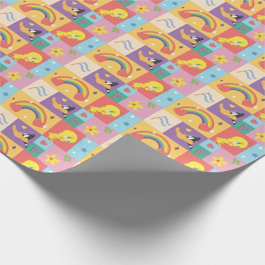 Papier Cadeau DAFFY DUCK™ & TWEETY™ - Motif de fierté (Coin)