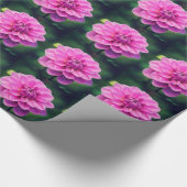 Papier Cadeau Dahlia rose (Coin)