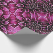 Papier Cadeau Dahlias de goutte de pluie (Coin)