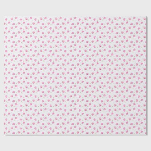 Papier Cadeau Dainty Rose Positions (Plat)