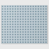 Papier Cadeau Daisy Bleue (Plat)