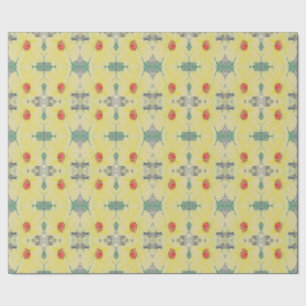 Papier Cadeau Daisy Floor avec nom