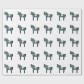 Papier Cadeau Dala horse (Plat)