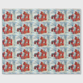 Papier Cadeau Dala Horse Collector Wrapper (Plat)