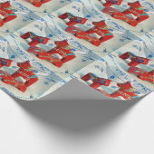 Papier Cadeau Dala Horse Collector Wrapper (Coin)