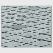 Papier Cadeau Dallage gris en béton (Plat)