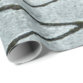 Papier Cadeau Dallage gris en béton (Coin rond)