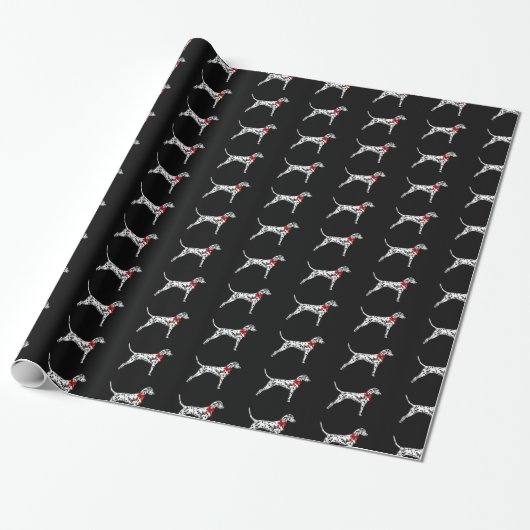 Papier Cadeau Dalmate (Déroulé)