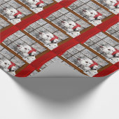 Papier Cadeau Dalmate de Noël (Coin)