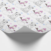 Papier Cadeau Dalmate et bonhomme de neige (Coin)