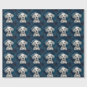 Papier Cadeau Dalmatien  (Plat)