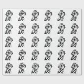Papier Cadeau Dalmatien (Plat)