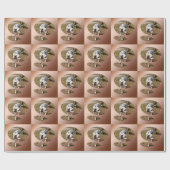 Papier Cadeau Dalmatien Brown, (Plat)