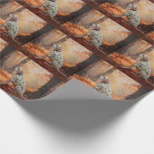 Papier Cadeau Dalmatien en automne Feuilles automne Inspirer (Coin)