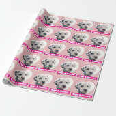 Papier Cadeau Dalmatien Nez de Coeur (Déroulé)