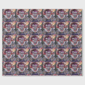 Papier Cadeau Dalmatien Saint-Valentin (Plat)