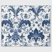 Papier Cadeau Damas bleu (Plat)