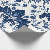 Papier Cadeau Damas bleu (Coin)