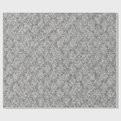 Papier Cadeau Damas et Parties scintillant de luxe étincelant - (Plat)