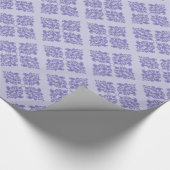 Papier Cadeau Damas marocain violet (Coin)