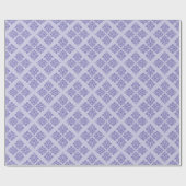 Papier Cadeau Damas marocain violet (Plat)