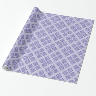 Papier Cadeau Damas violet marocain