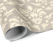 Papier Cadeau Damask 2 (Coin rond)