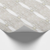 Papier Cadeau Damask 30e Mariage Anniversaire papier d'enveloppe (Coin)