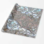 Papier Cadeau Damask Flow Danse (Déroulé)