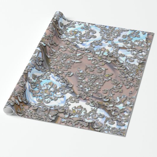 Papier Cadeau Damask Flow Danse (Déroulé)