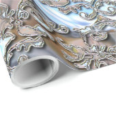 Papier Cadeau Damask Flow Danse (Coin rond)