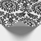 Papier Cadeau Damask Hare Motif (Coin)