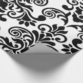 Papier Cadeau Damassé florale modelée (Coin)