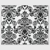 Papier Cadeau Damassé florale modelée (Plat)