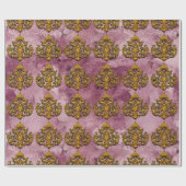 Papier Cadeau Damassé victorienne (Plat)