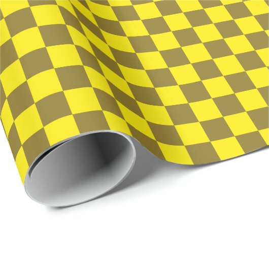 Papier Cadeau Damdam et damier acide (Coin rond)