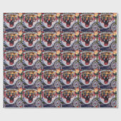 Papier Cadeau Dame Allemand Saint-Valentin (Plat)