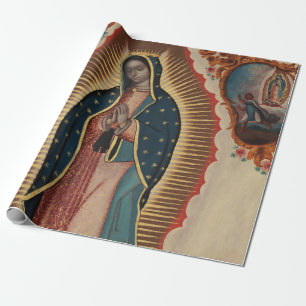 Papier Cadeau Dame de Guadalupe, 1780 par Sebastian Zalcedo