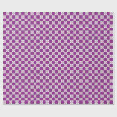 Papier Cadeau Dames Carré Violet Diamant Dames (Plat)