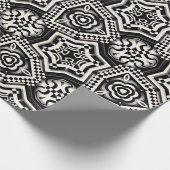 Papier Cadeau | Damier Rétro Mode (Coin)