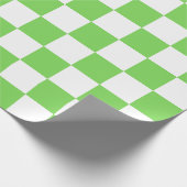 Papier Cadeau Damier vert herbe (Coin)