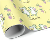 Papier Cadeau Dancing Dragons Celebrate! par Sandra Boynton (Coin rond)